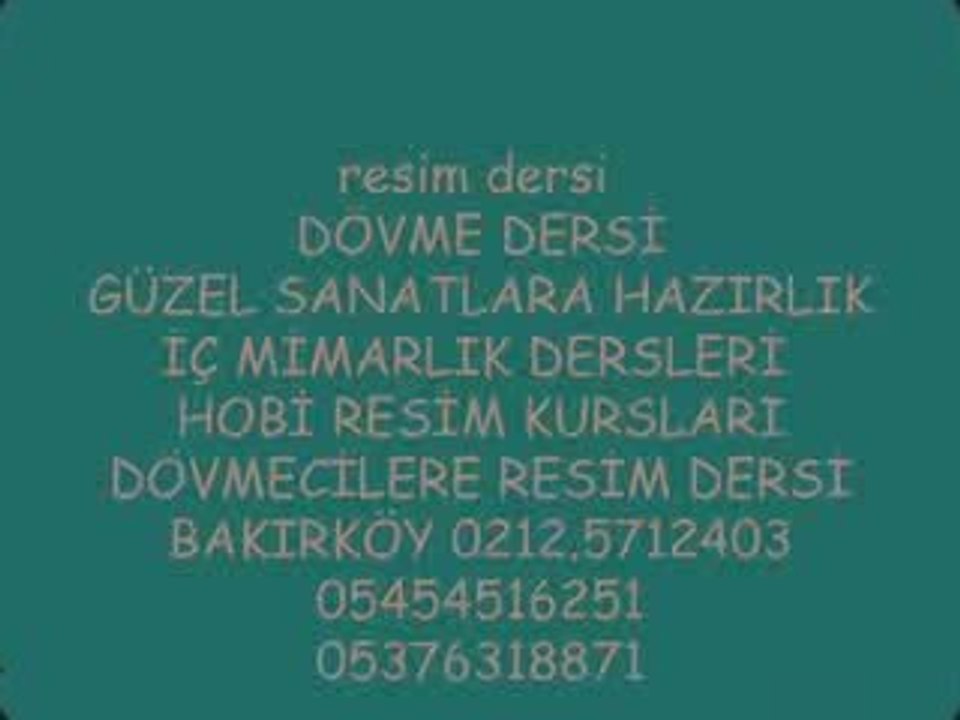 resim dersleri