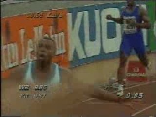 Men 100M Leroy Burrell 9.85 Wr