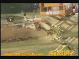 Mud Truck Flips During Race