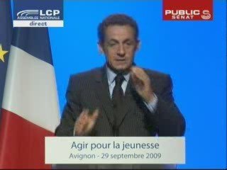 EVENEMENT,Discours de Nicolas Sarkozy sur le thème de la jeunesse