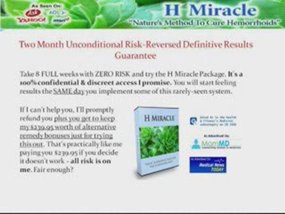 Cure Hemorrhoids in 48 hours