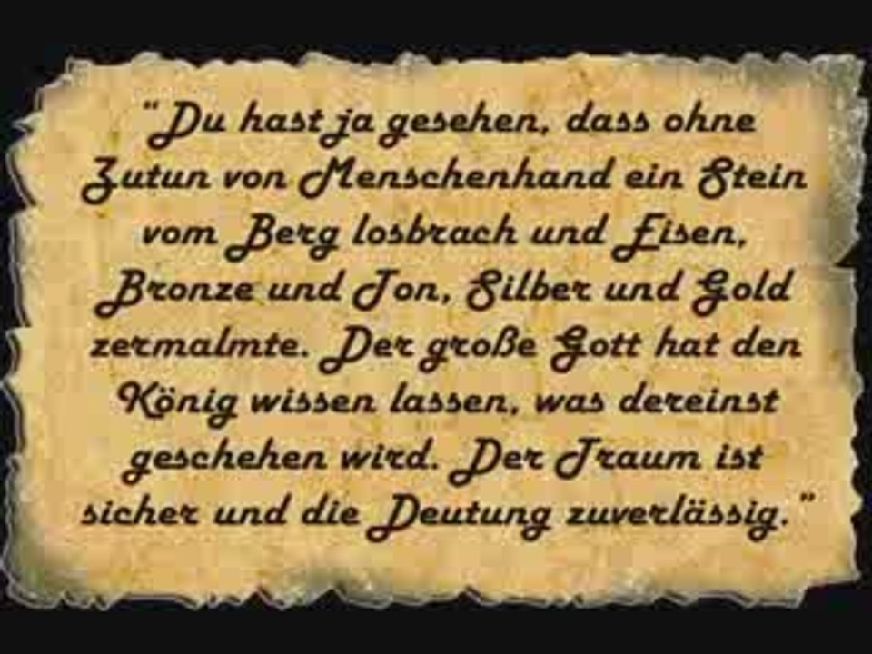 Bibelprophezeiung Teil 2 - Daniel, Kapitel 2