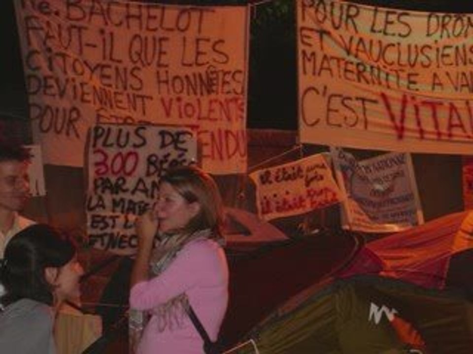 MATERNITÉ DE VALRÉAS Repas et occupation 29/09/2009