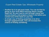 Expert Real Estate Tips-Wholesale Property Guide