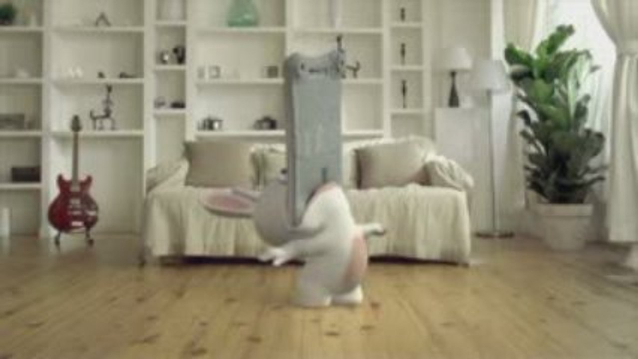 Lapin Crétin contre la Wii Fit