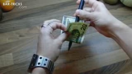 ::: BAR TRiCKS // PEN THROUGH BiLL