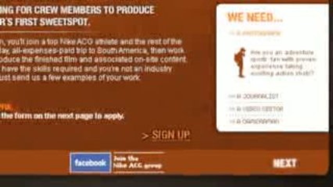 Scenario du concours "Join the crew"