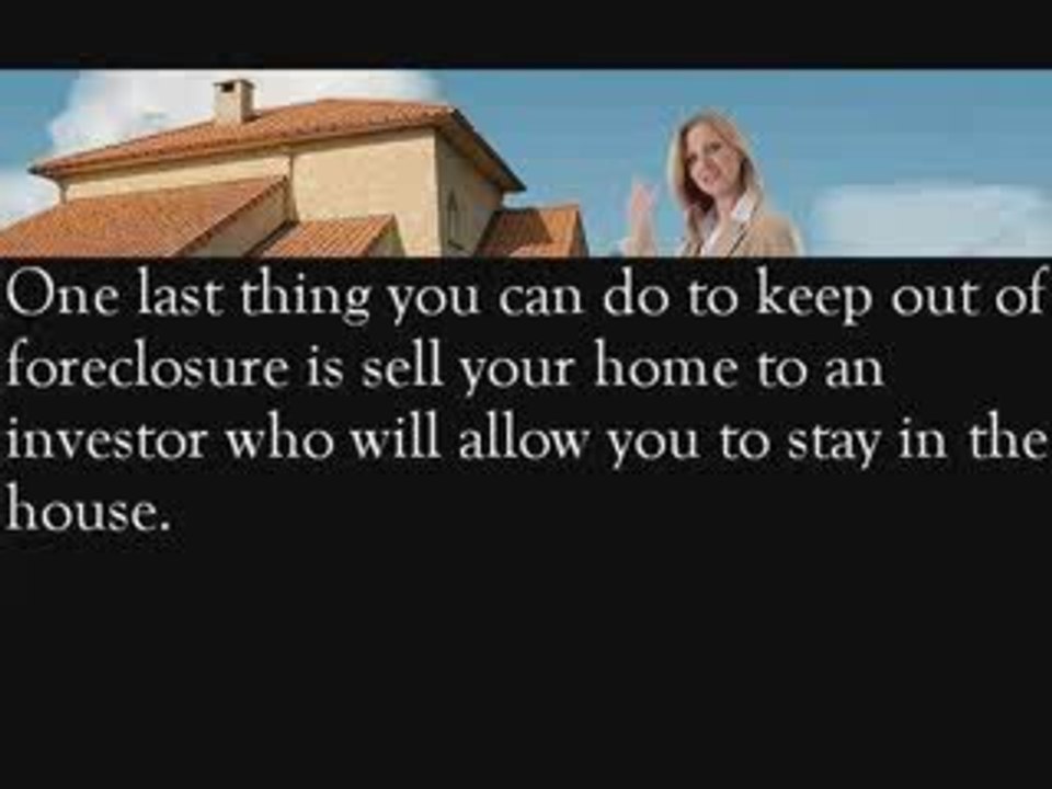 Saving Your Home From Foreclosure