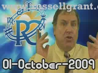 RussellGrant.com Video Horoscope Taurus October Thursday 1st