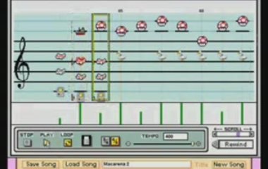 Macarena dans Mario paint Composer
