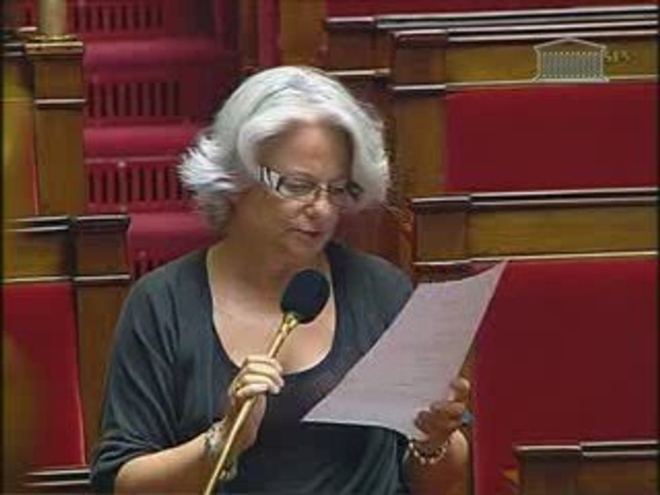 Gisèle Biémouret: débat sur le projet de loi Gendarmerie(1).