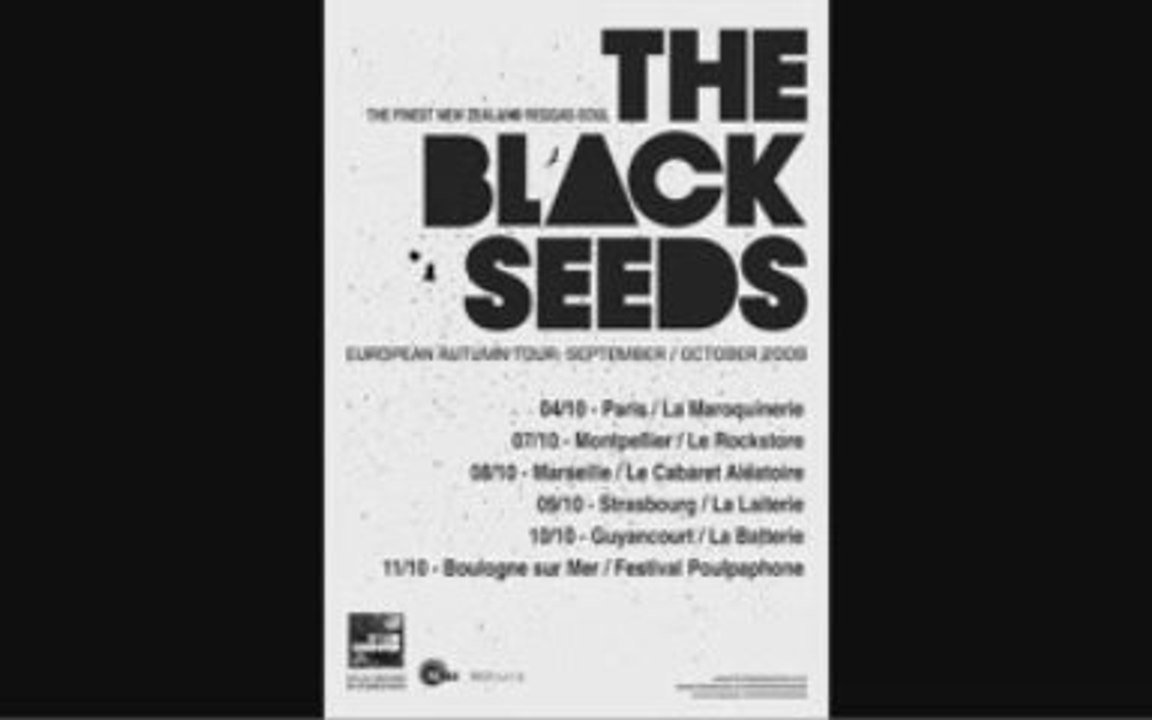 'The Black Seeds' Tour in France!