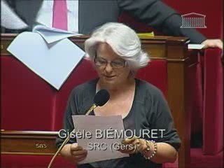 Gisèle Biémouret: débat sur le projet de loi Gendarmerie(2).