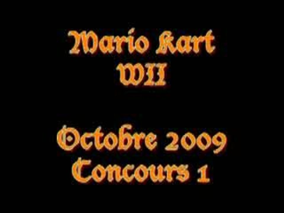 Mario Kart WII - Concours d'Octobre 2009 n° 1