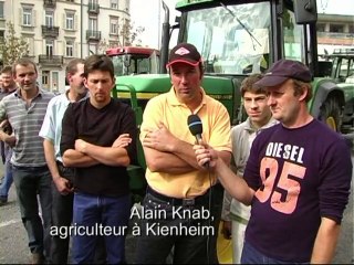 Plus de 1000 tracteurs à Strasbourg