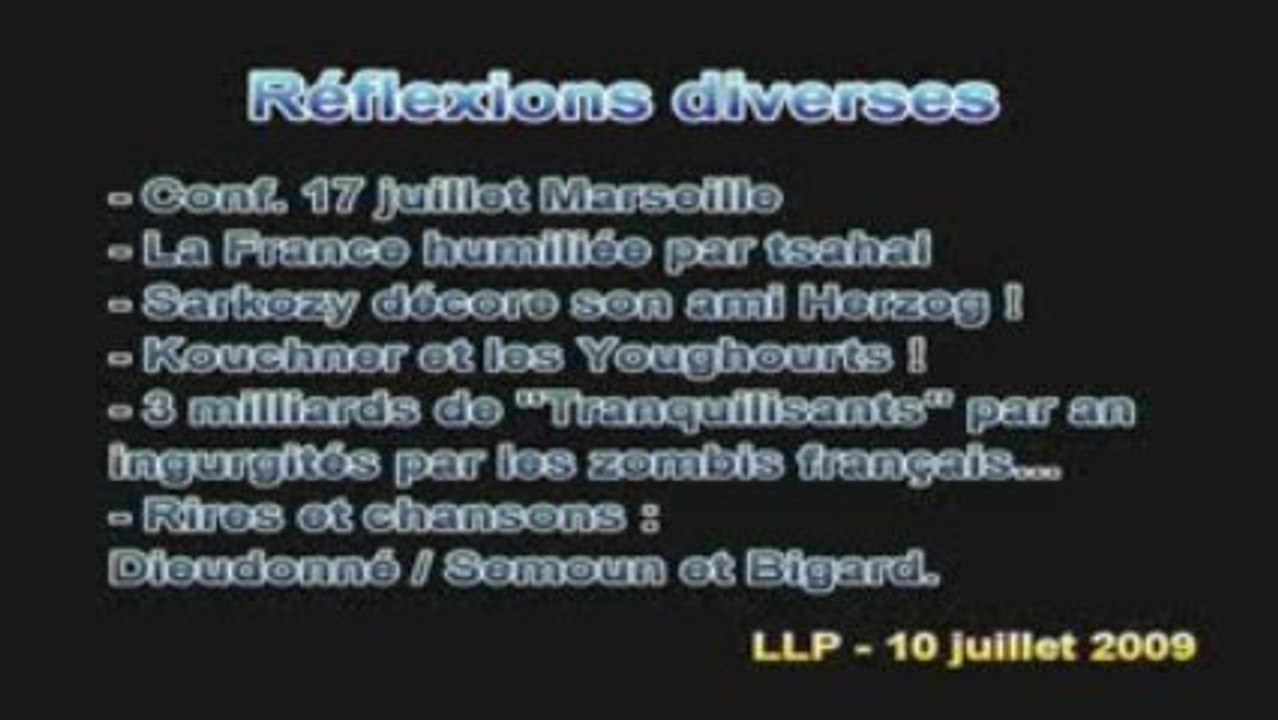 LLP Réflexions diverses