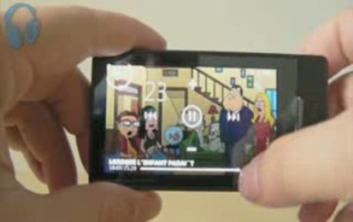Zune HD : lecture video