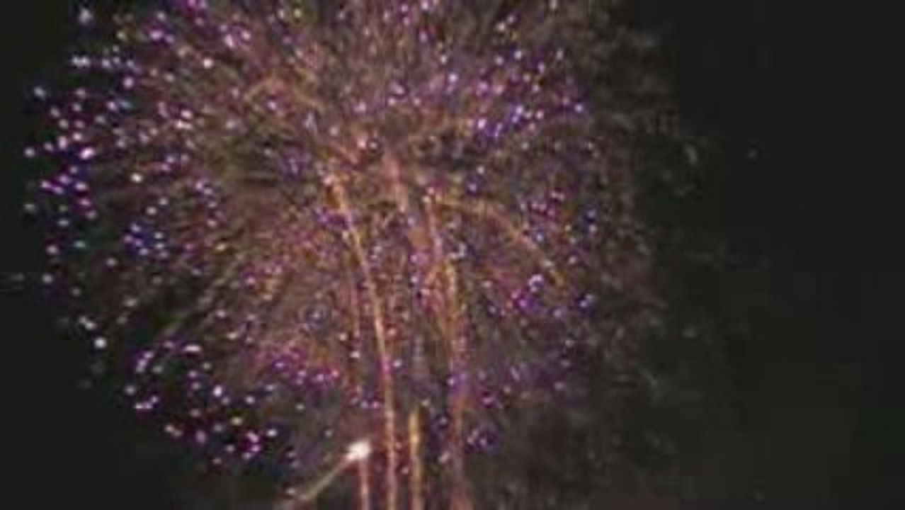 Feux d'artifice à Biarritz