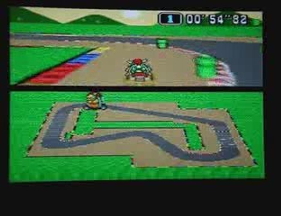 Mario circuit 1 record du tour avec flatboost: 11"46