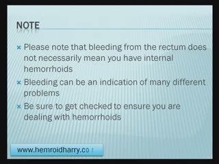 Bleeding Internal Hemorrhoids