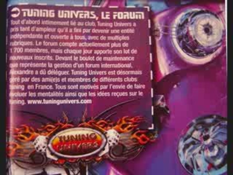 Tuning Univers "les 5 ans"