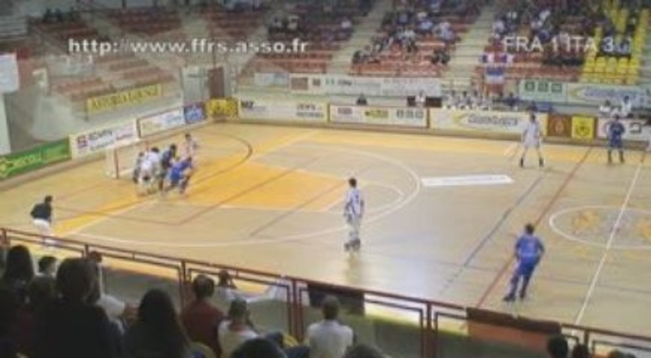 RINK HOCKEY - CHAMPIONNAT DU MONDE JUNIOR 2009 : 1/4 DE FINALE FRANCE / ITALIE