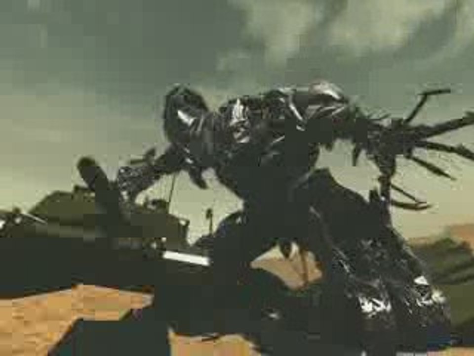Optimus vs Megatron and Starscream (Transformers 2 Game)