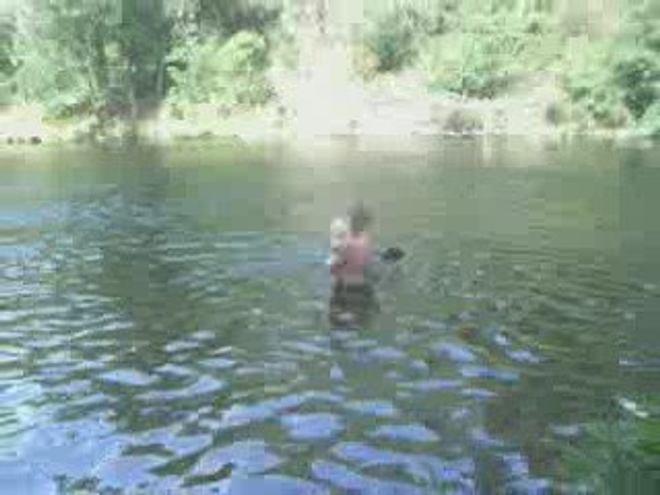 Djuna Lagotto Romagnolo apprends à nager