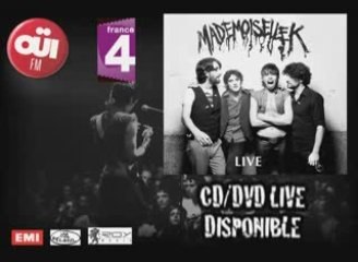 Spot DVD live Mademoiselle K