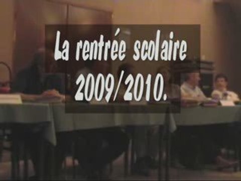 2009 09 rentrée scolaire 2009