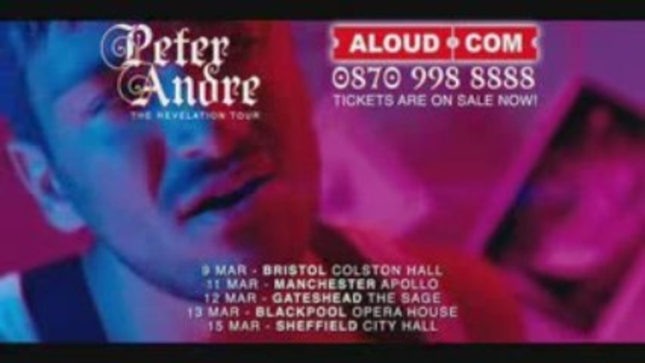 Peter Andre - Revelation Tour Feb/Mar 2010 - UK concerts