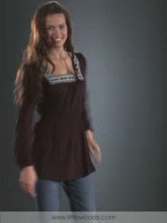 Clockhouse - EMBROIDED SQUARE NECK JERSE