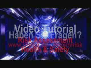 Risk Assessment Health und Safety - Video Tutorial