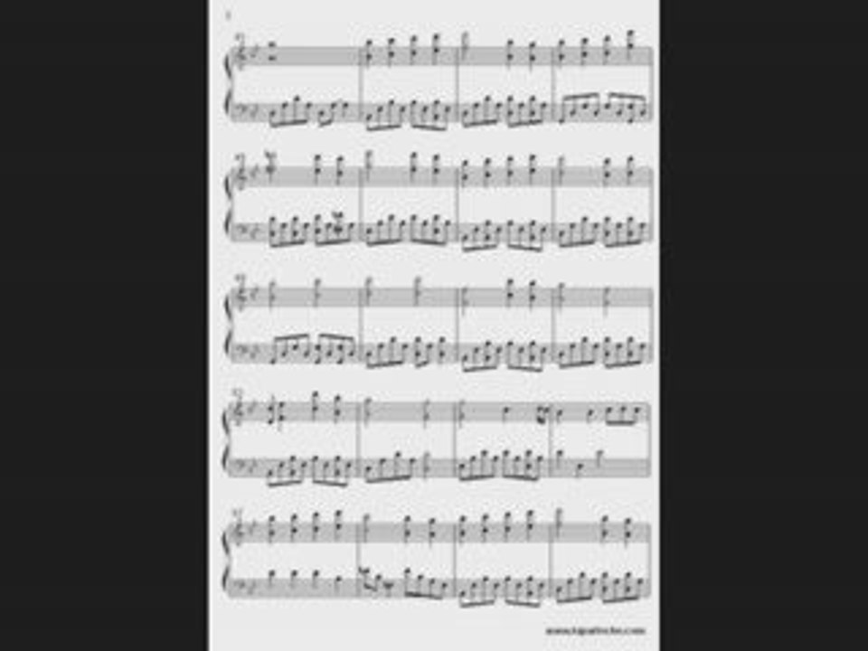 Ice dance sheet music