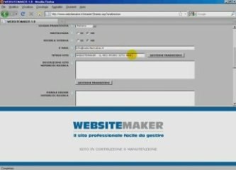 VIDEOCORSO WEBSITEMAKER  6) IMPOSTAZIONI DEL SITO