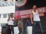 Yehonathan & Lyrik- Gay pride Tal-Aviv performing 