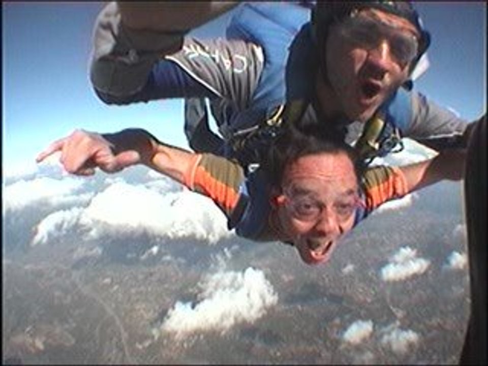 Saut parachute Nico Cahors