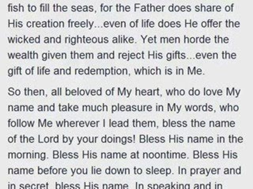 #13 - Are we REALLY able to "bless" the Lord Jesus?