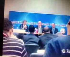 Mahmoud Ahmed And Joseph Blatter