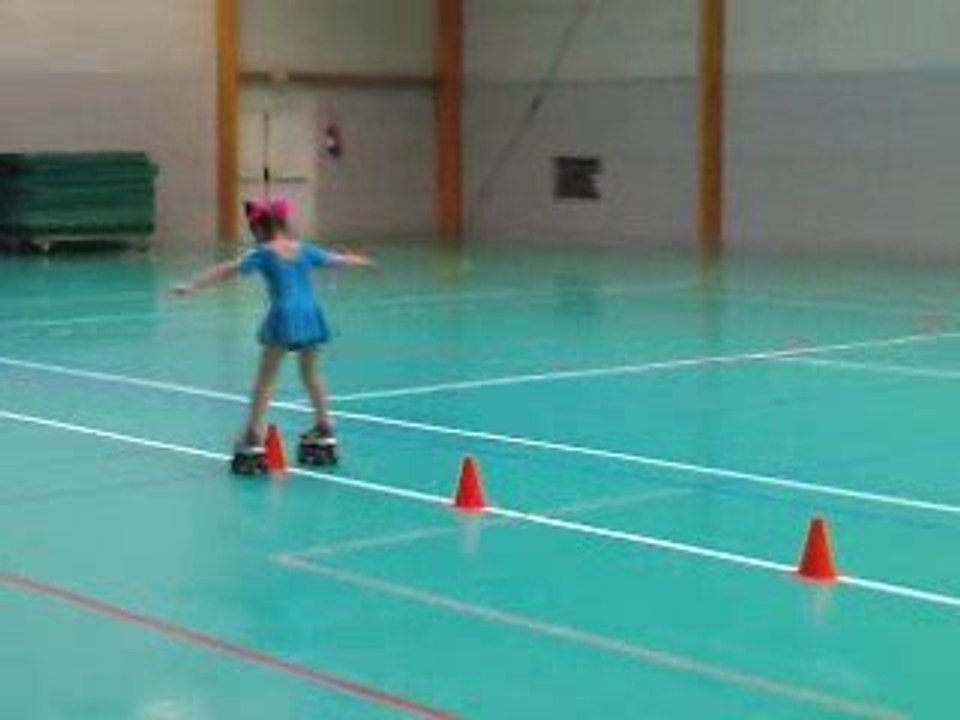 Marine & Océane au patinage artistique sur roulette