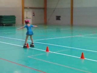 Marine & Océane au patinage artistique sur roulette