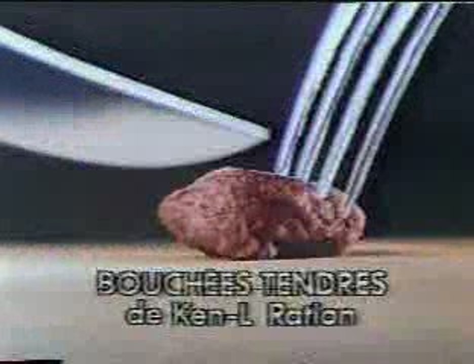 Pub avec Tintin : Bouchées tendres de Ken-L Ration