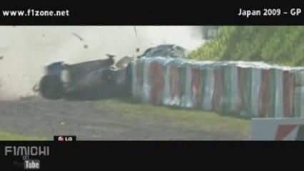 formule 1 gp du japon big crash alguersuari