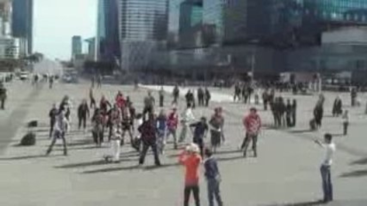 Hommage MJ, Flash Mob du 3 Octobre 2009, La Défense