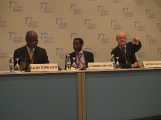 Turquie2009:Conference de Presse des Ministres des Pays PPTE