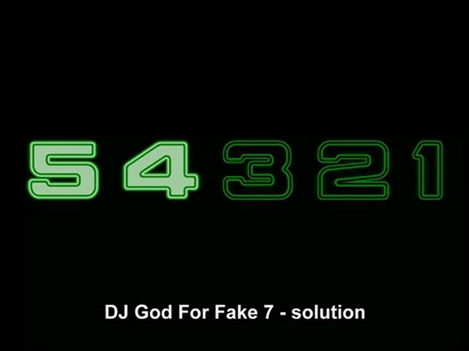 ForFake DJ God 07 - solution