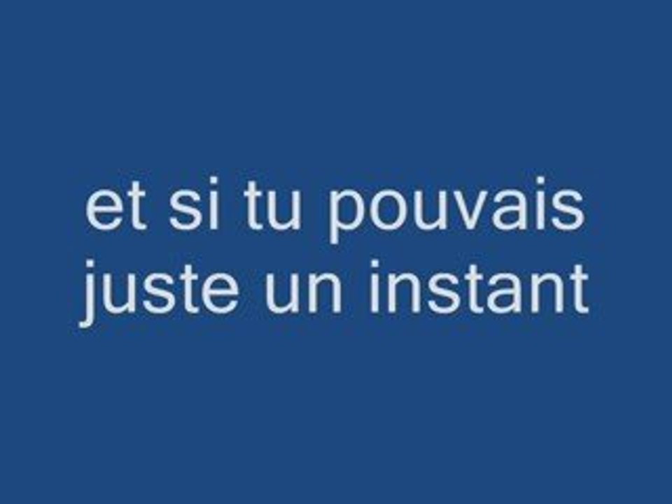 Tu me manque...