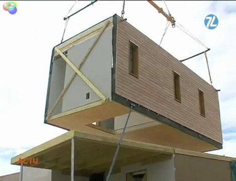 Livraison maison ossature bois modulaire BBC T5