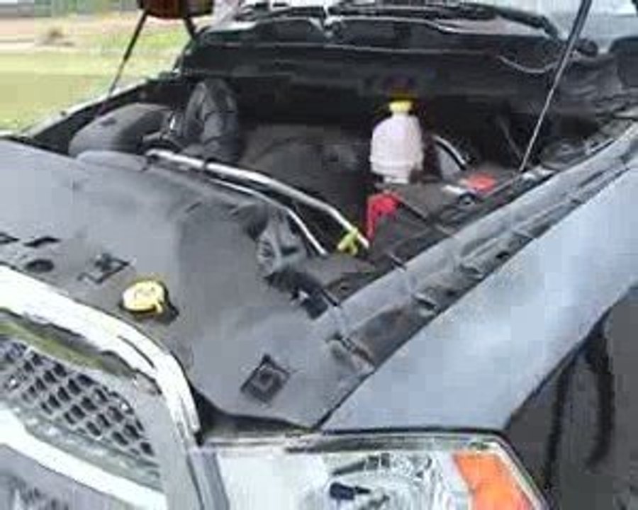 Dodge RAM 1500 HEMI quad cab LARAMIE 2009 noir #371-248