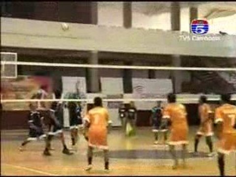 TV5 Khmer News- 15/09/2009 Cellcard- Cambodian Volleyball